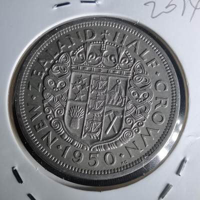 沼泽如烟--第1020场 - 新西兰1950年半克朗