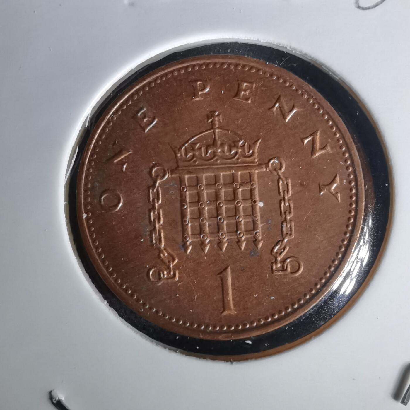 沼泽如烟--第1020场 英国1998年1便士