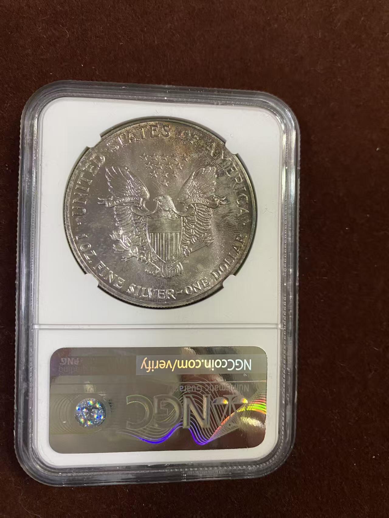 日日生财—银币珍藏专场 美国自由女神神鹰1美元银币