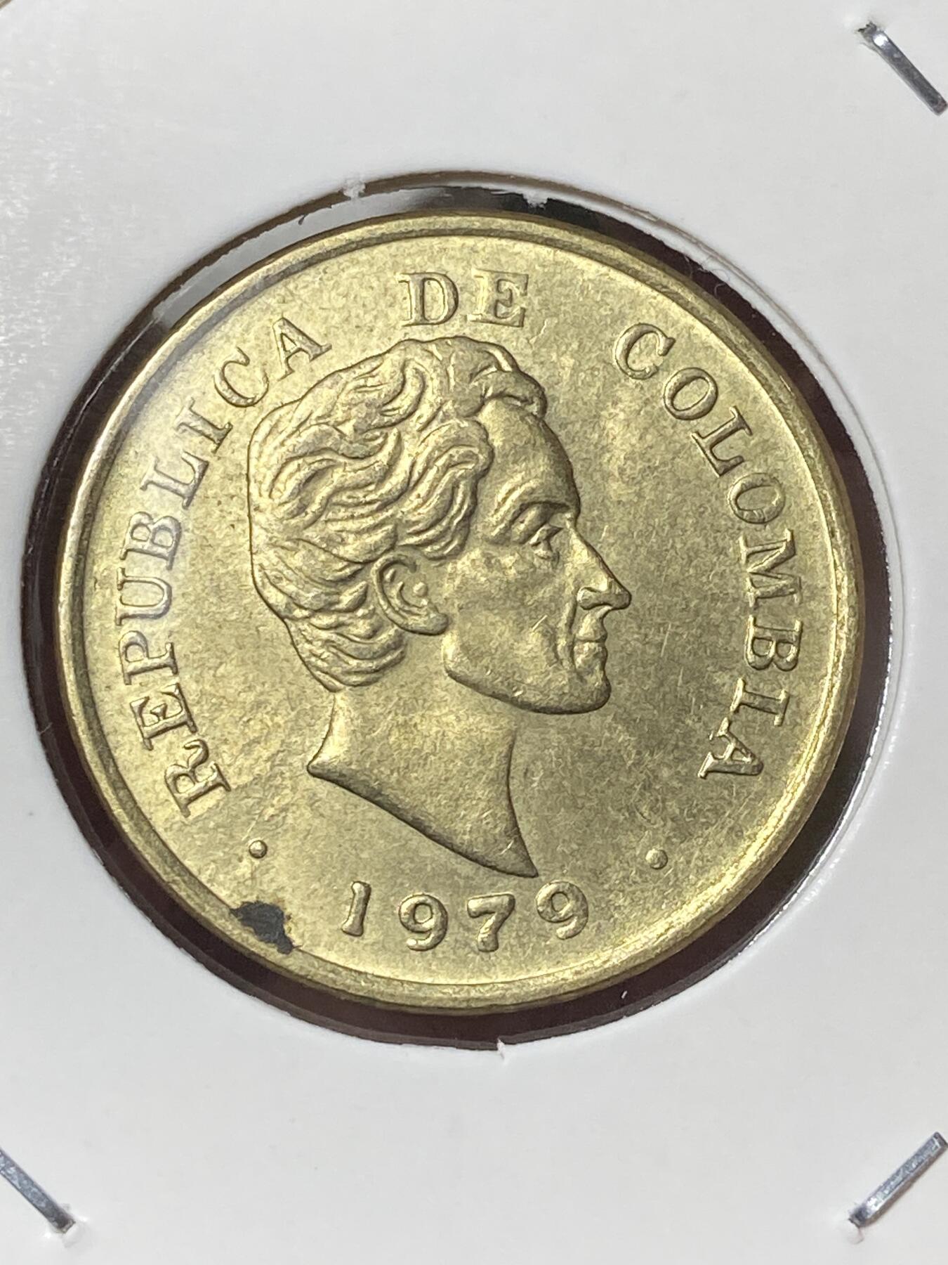 2026年第三十五场(总第二百零四场）外国精品纸夹币场(免佣金) 哥伦比亚🇨🇴1979年25分(1967–1989年版)