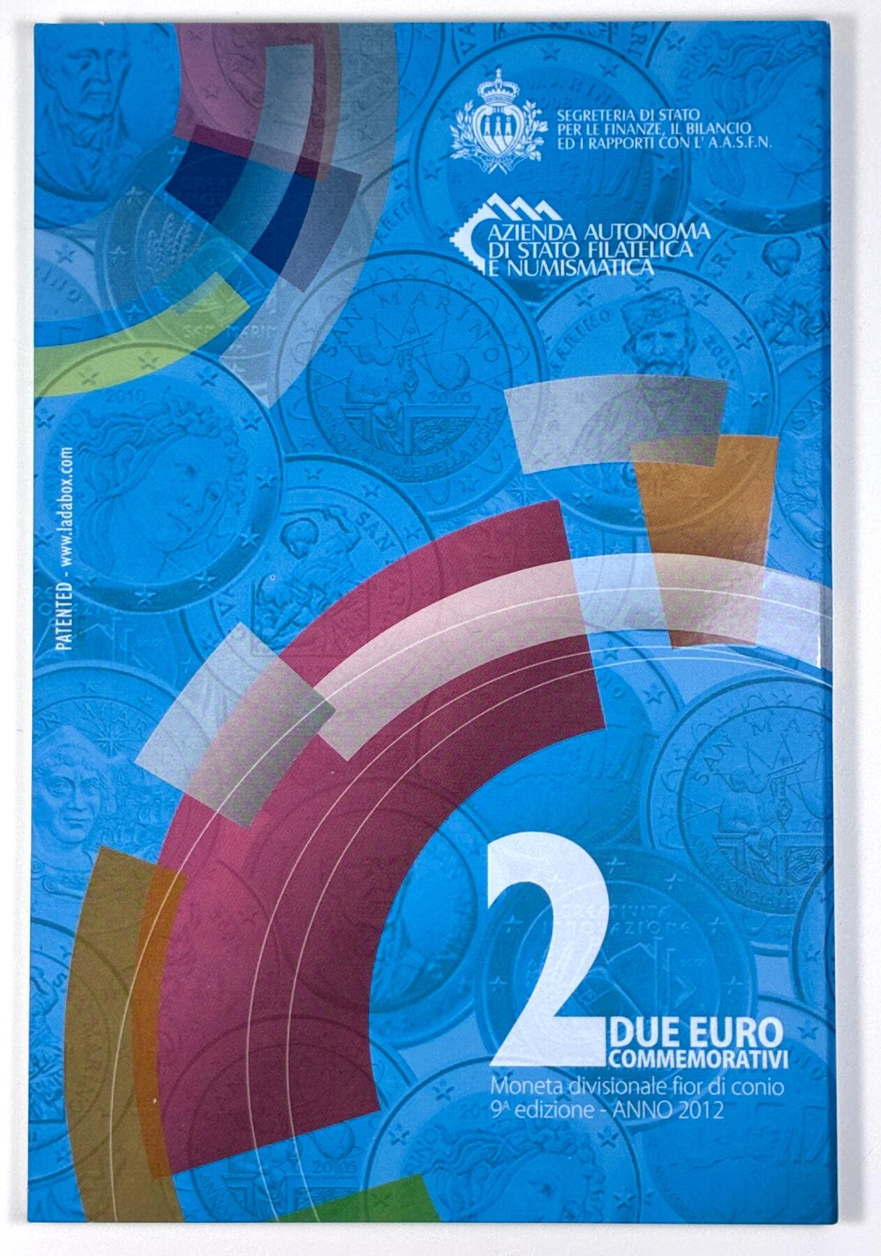 【雨安】【直播拍卖】【第0127期-裸币套币】2026-03-13 周五 19:30 (金价1140, 银价21.50) [现代装帧] San Marino 欧元 圣马力诺 2欧元 2012年 欧元发行10周年