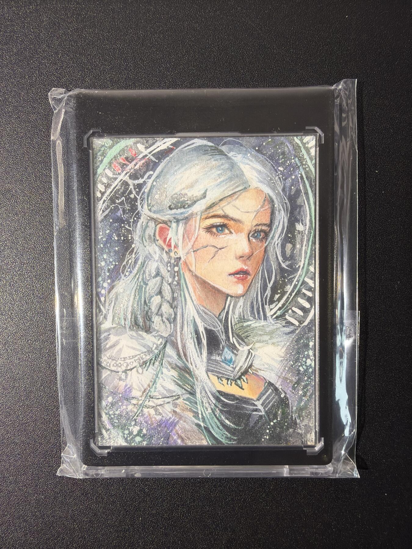 NO.27 好又多金牌大场，每周一站式配齐，方便凑单！（周6晚9点截拍，卖家送拍0抽成！） 【1/1手绘卡】画师四月 银发精灵