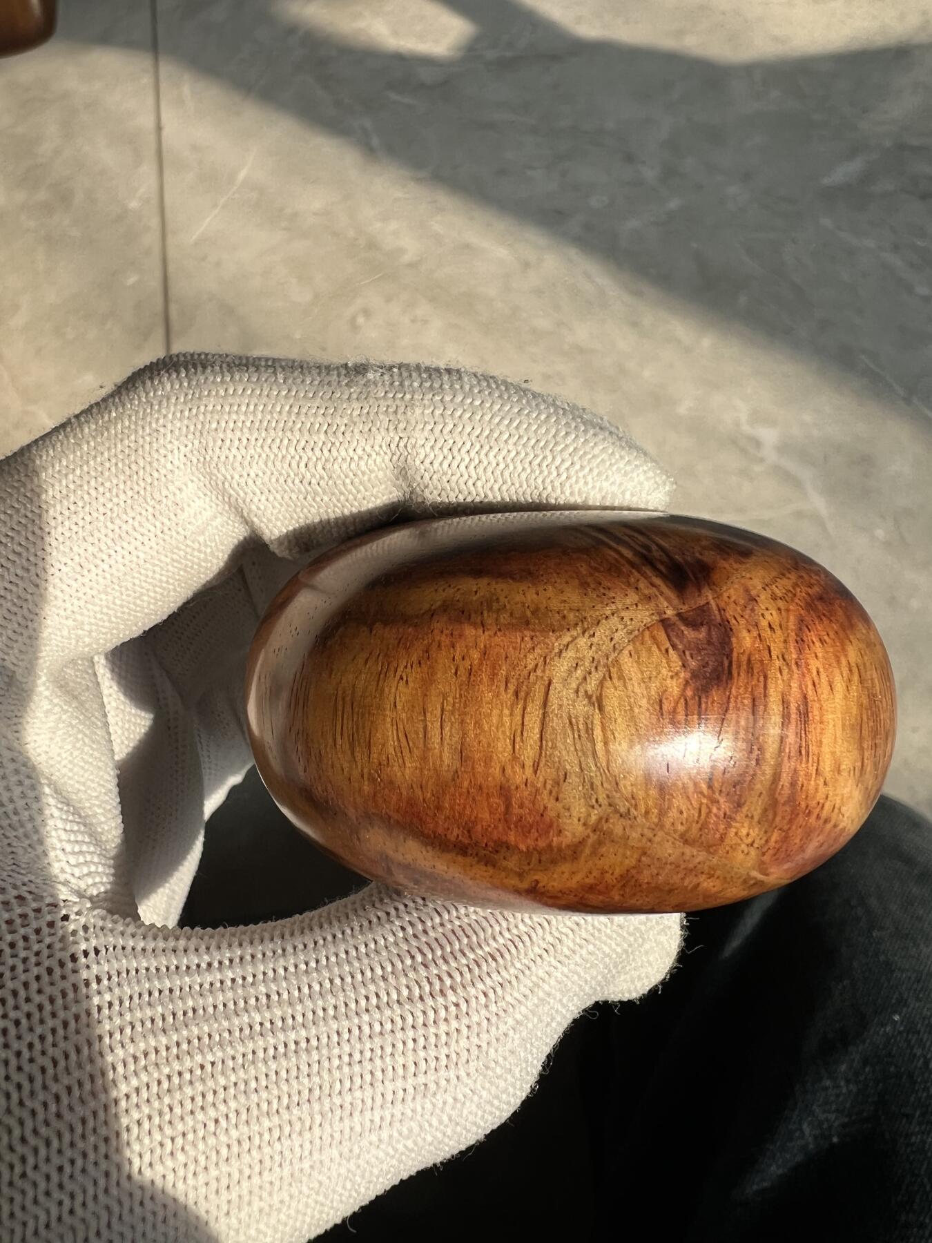 零元拍：海南黄花梨超大面包圈：59/33MM