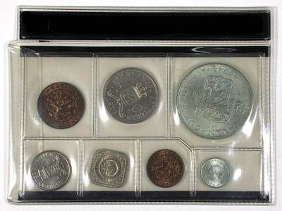 【雨安】【直播拍卖】【第0127期-裸币套币】2026-03-13 周五 19:30 (金价1140, 银价21.50) - [现代套币] Netherlands Antilles 荷属安的列斯 套币