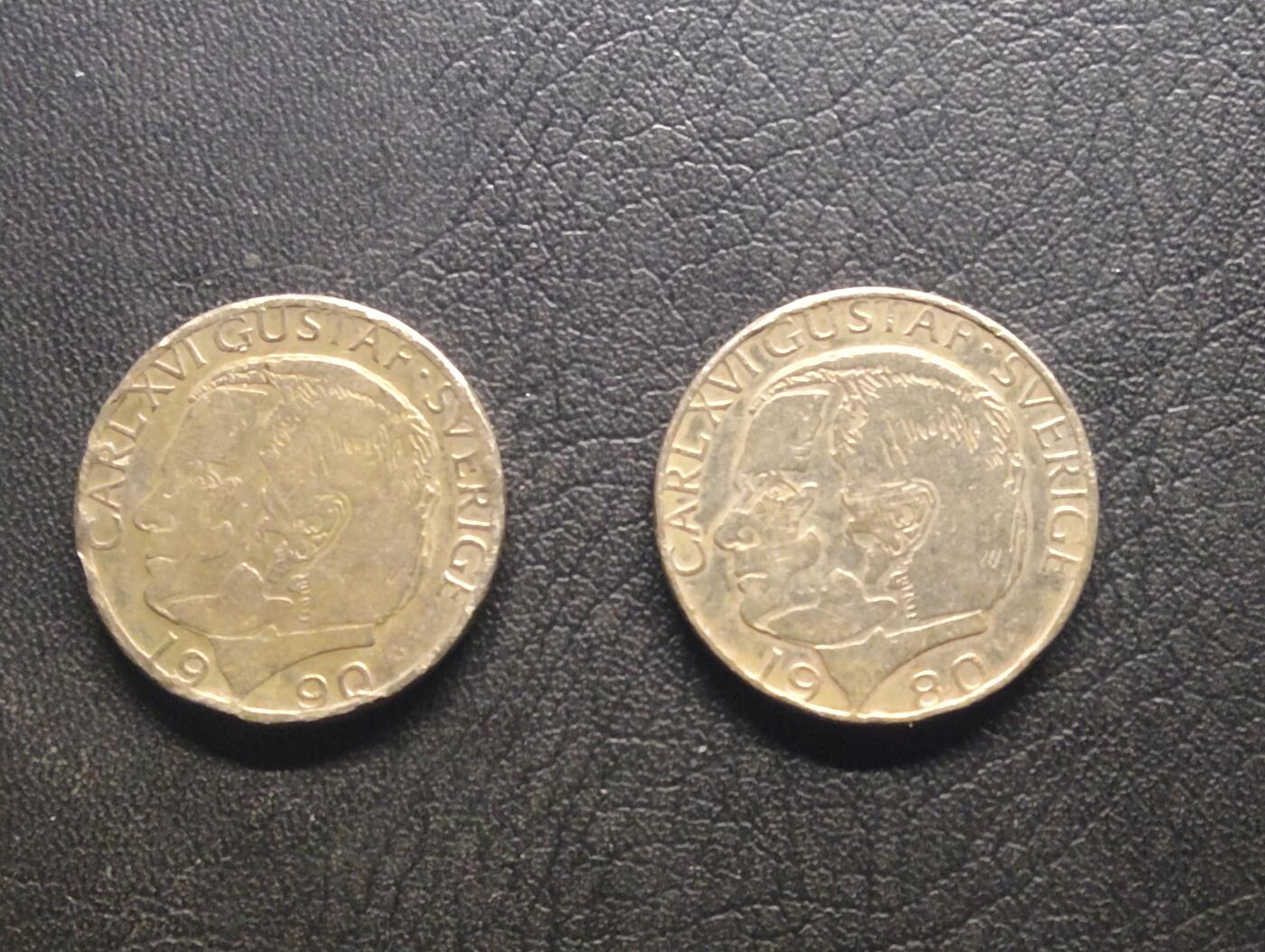 荟藏特别场次第七期——“社长的钢镚堆” 瑞典1克朗批量两个