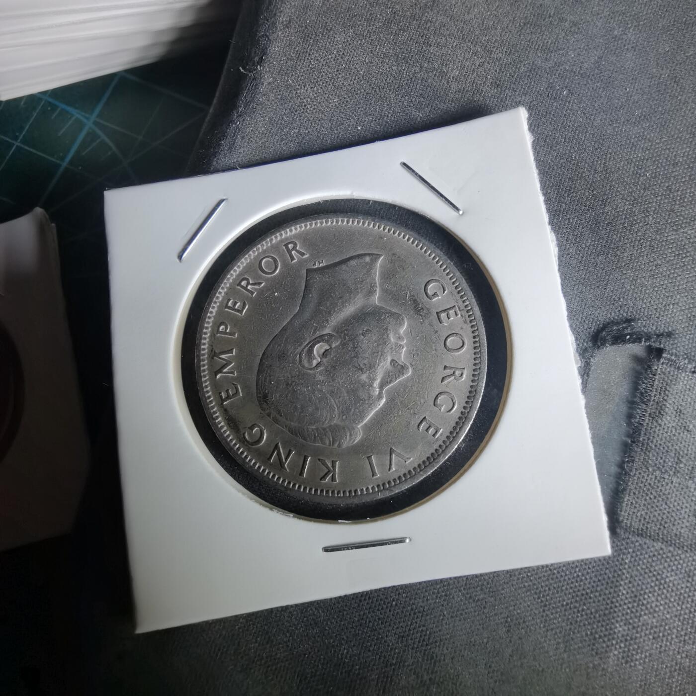 沼泽如烟--第1020场 新西兰1947年半克朗