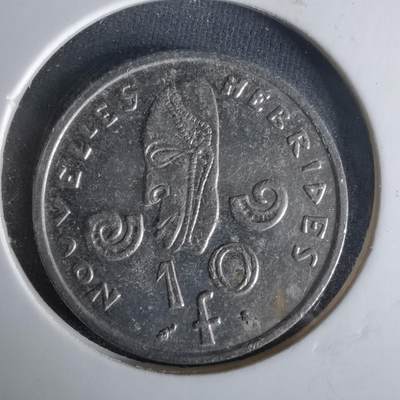 沼泽如烟--第1021场 - 法属新赫布里底1967年10法郎