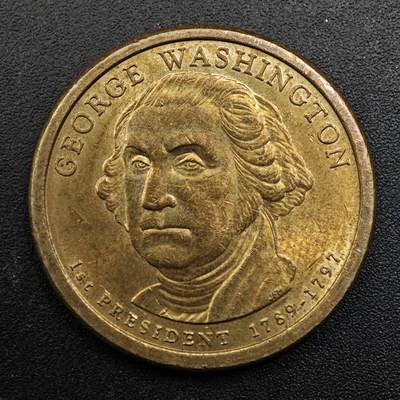 【淘币小摊】实时拍第八百八十拍   散币场    每周一统一发货 - 美国第一任总统纪念币