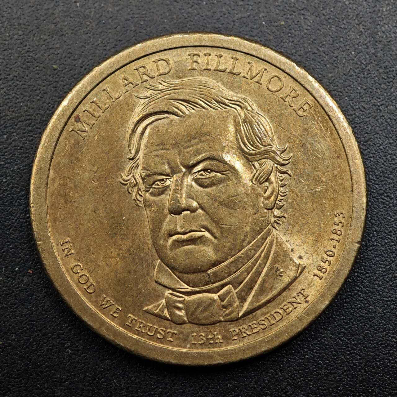 【淘币小摊】实时拍第八百八十拍   散币场    每周一统一发货 美国第十三任总统纪念币