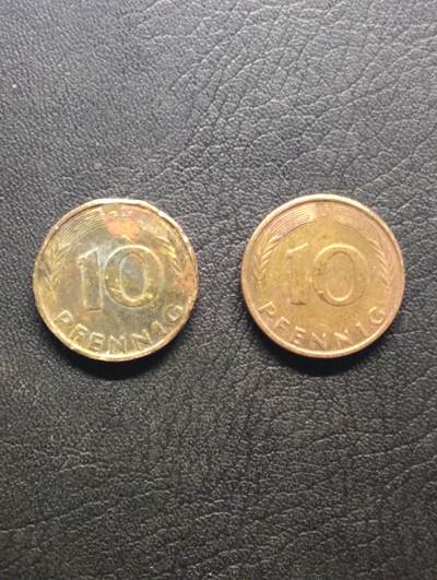荟藏特别场次第七期——“社长的钢镚堆” - 德国10芬尼批量两个