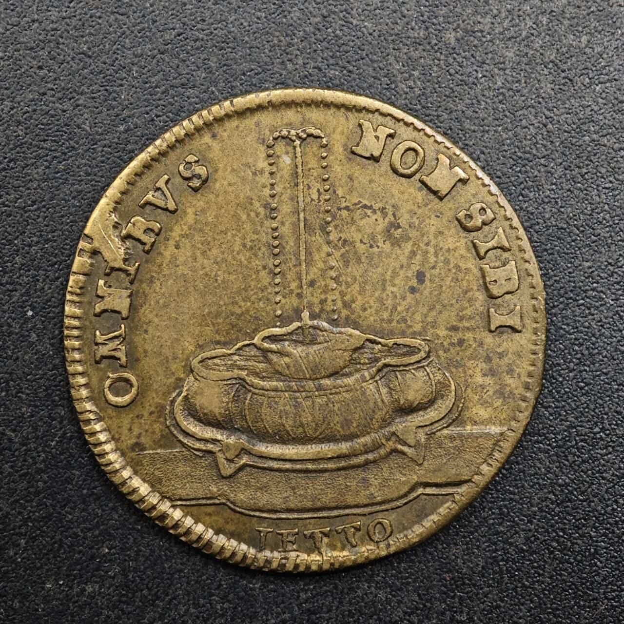 【淘币小摊】实时拍第八百八十拍   散币场    每周一统一发货 法国路易十六黄铜代币铜币