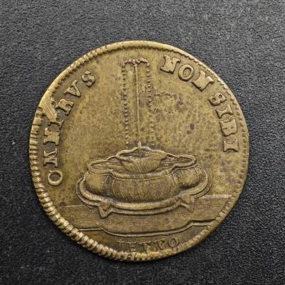 【淘币小摊】实时拍第八百八十拍   散币场    每周一统一发货 - 法国路易十六黄铜代币铜币