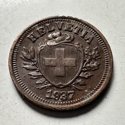 🌹外币初藏🌹🐯2026年第28场   每周二四六晚8️⃣点 接代拍 - 瑞士1937年一分