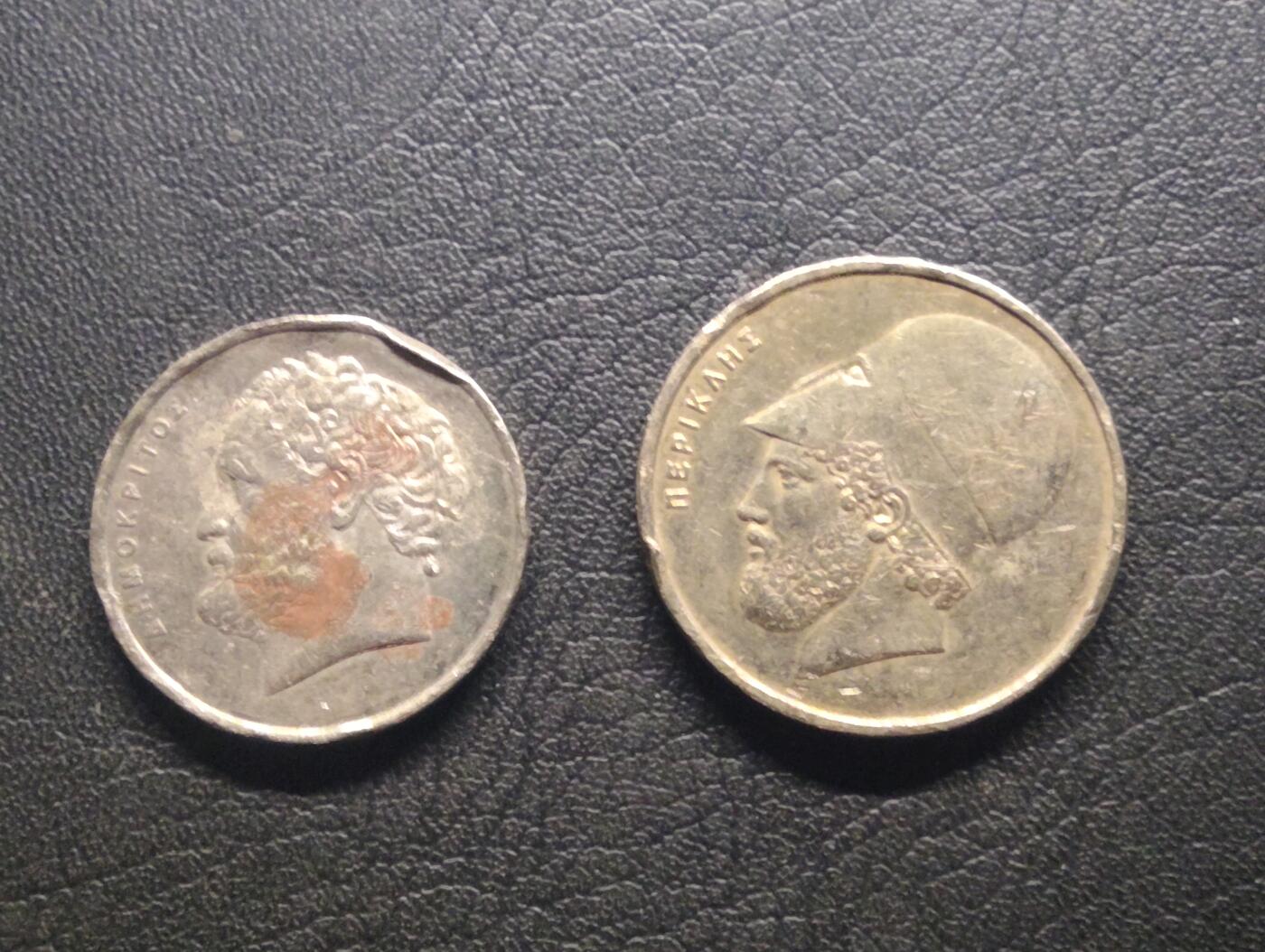 荟藏特别场次第七期——“社长的钢镚堆” 希腊套币批量两个 10+20德拉克马