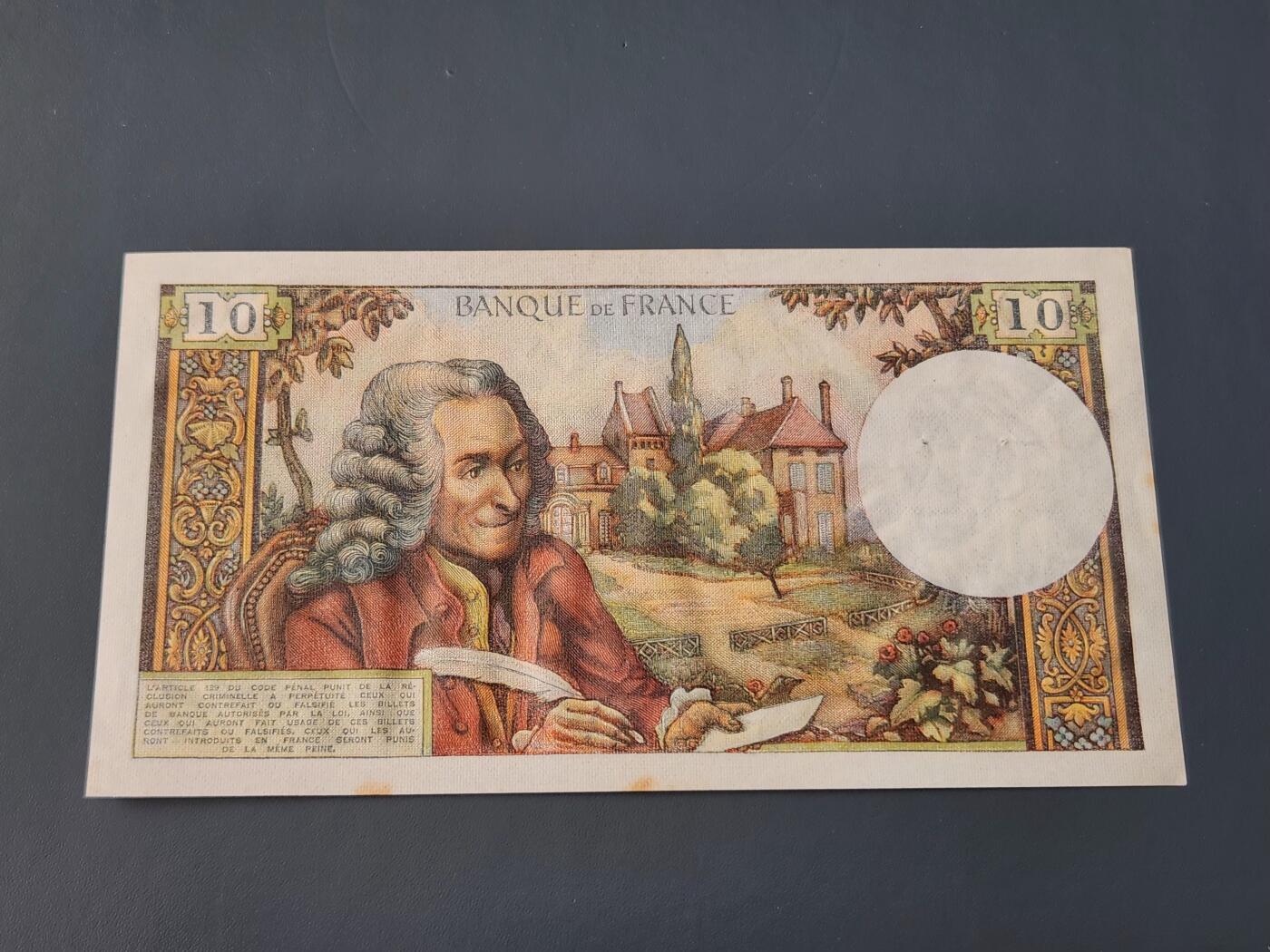 3月14号晚上8点 外国纸币自动截拍第38场 10法郎原票