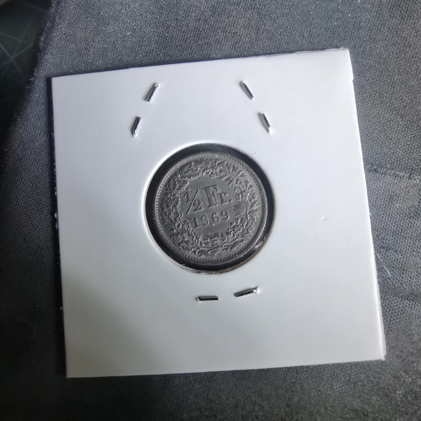 沼泽如烟--第1020场 瑞士1969年半法郎