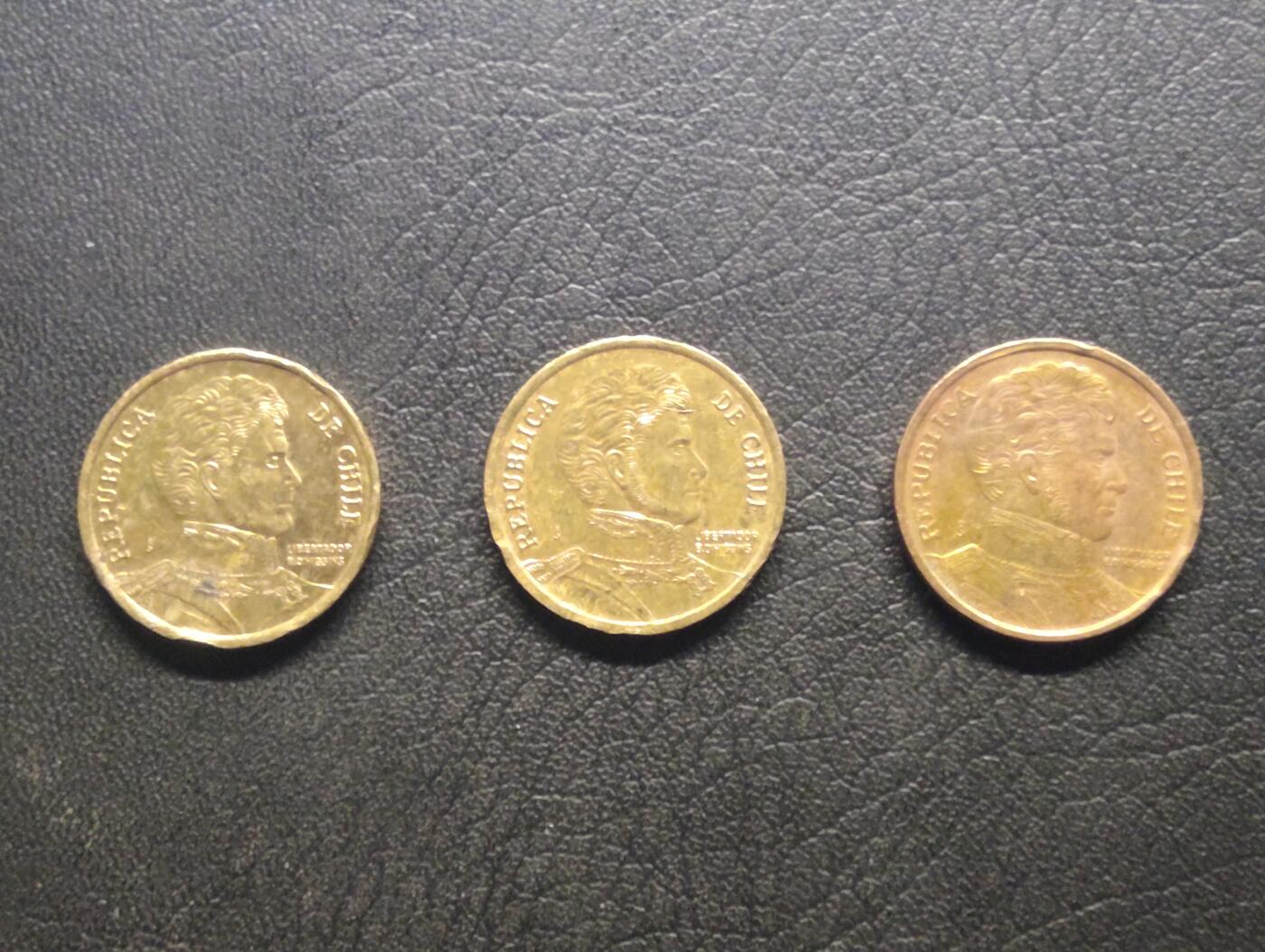 荟藏特别场次第七期——“社长的钢镚堆” 智利10比索批量三个