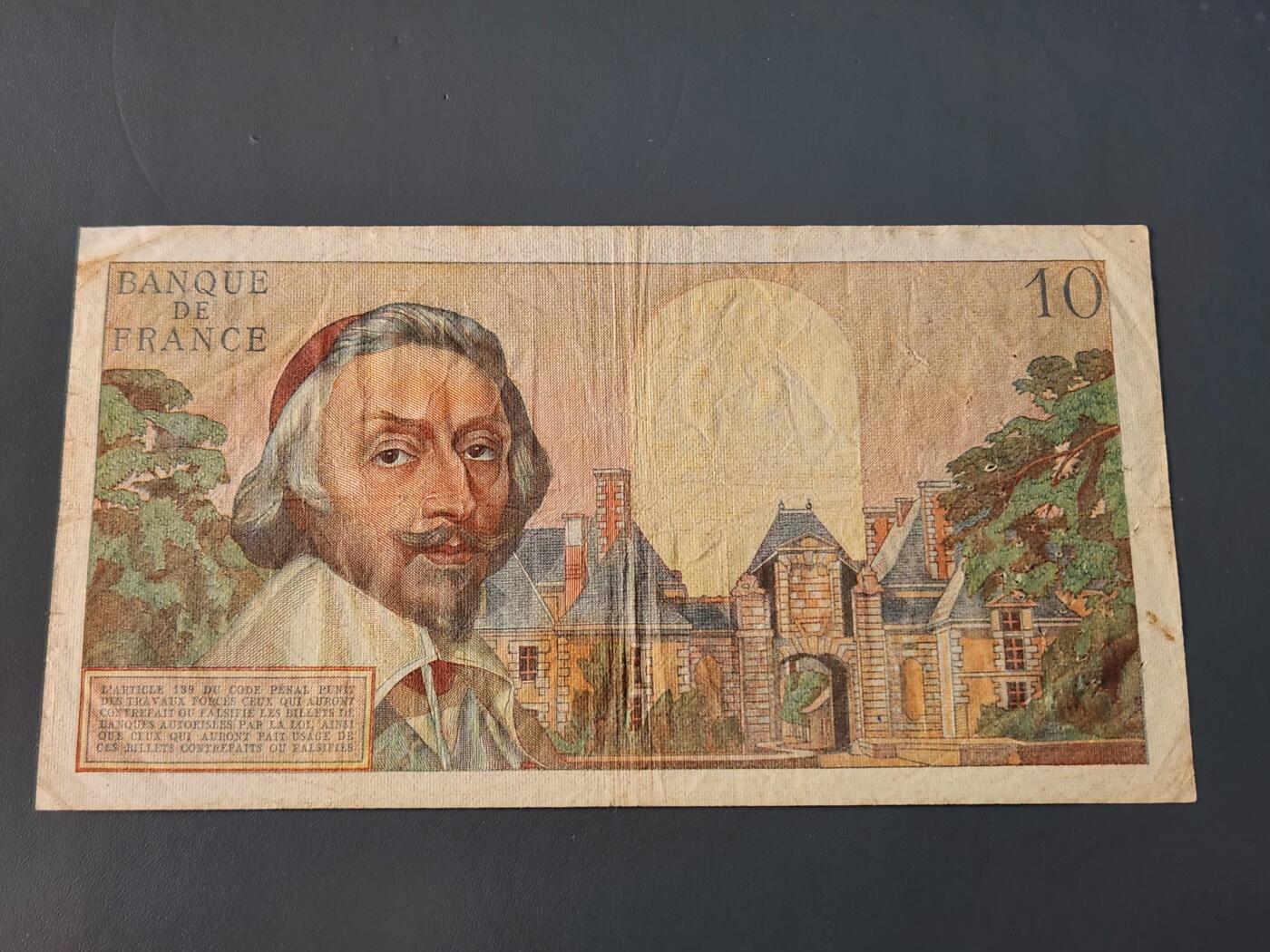 3月14号晚上8点 外国纸币自动截拍第38场 10法郎原票