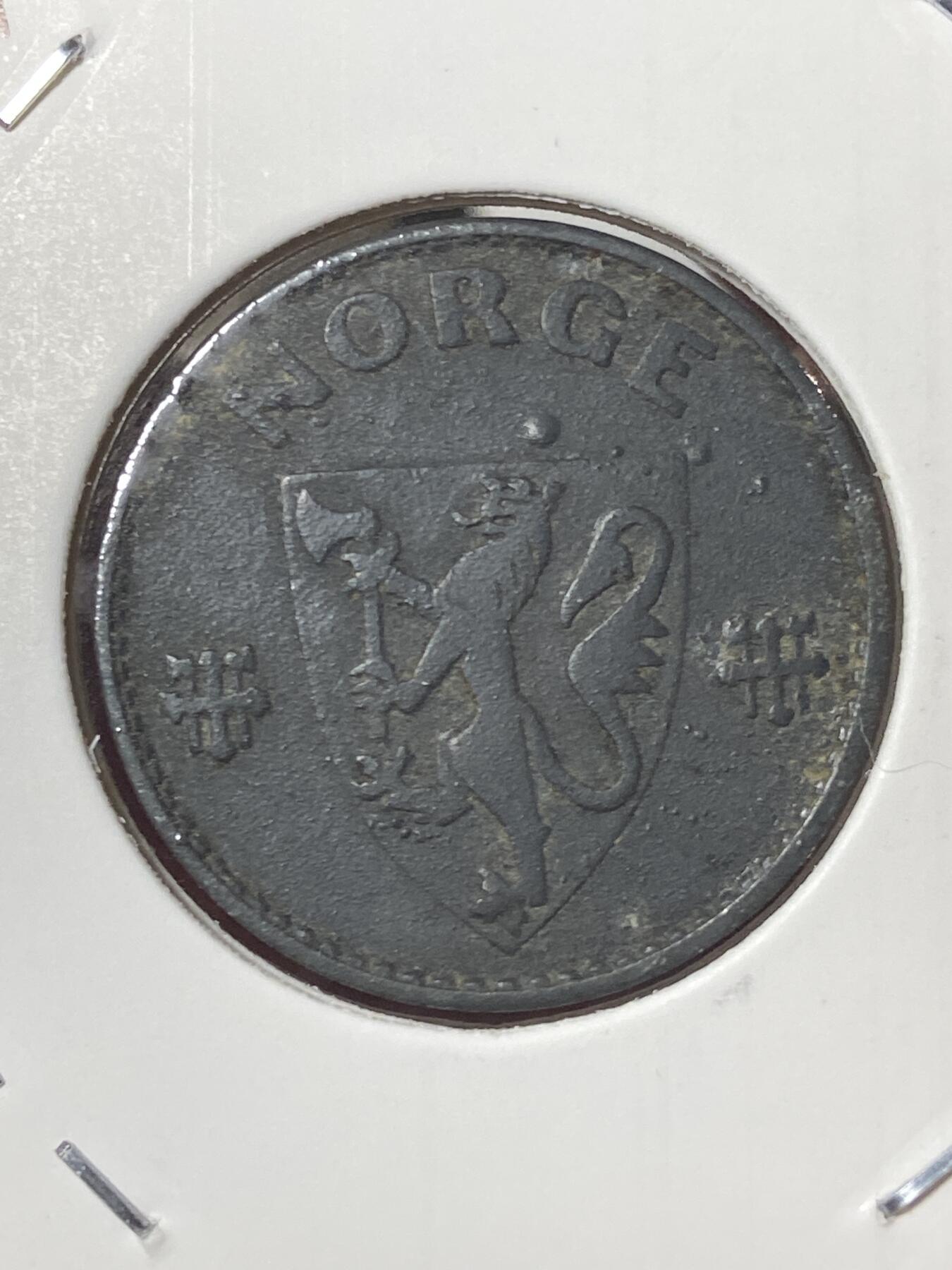 2026年第三十五场(总第二百零四场）外国精品纸夹币场(免佣金) 挪威🇳🇴1941年50欧尔(哈康七世第五版，首发年)