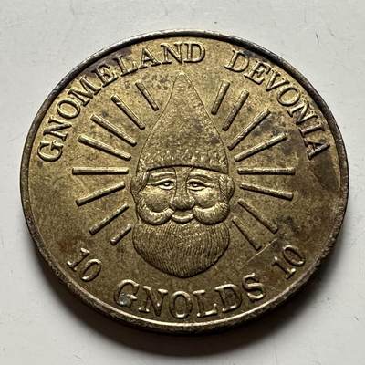 🌹外币初藏🌹🐯2026年第28场   每周二四六晚8️⃣点 接代拍 - 英国德文郡地精乐园10 Gnolds代用币