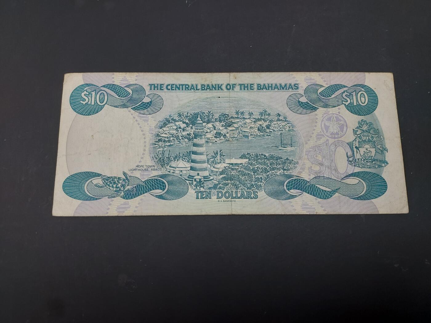 博彦收藏  AM 3月21日 8点钱币专场 全场包邮 巴哈马女皇10元 流通品