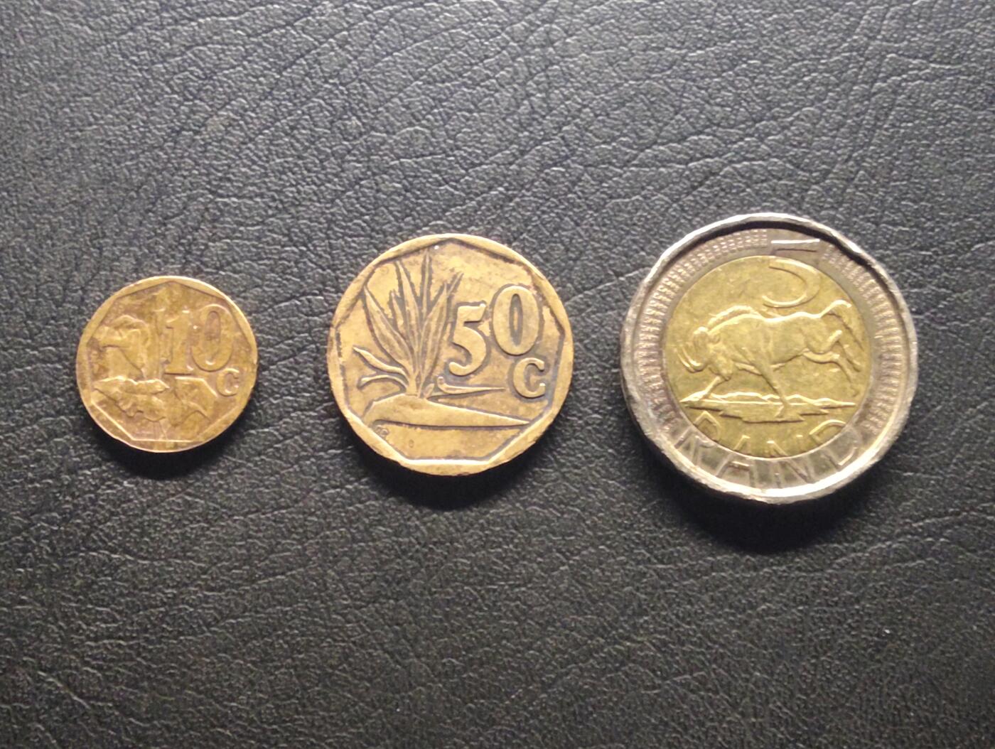 荟藏特别场次第七期——“社长的钢镚堆” 南非套币批量三个 10+50分+5兰特