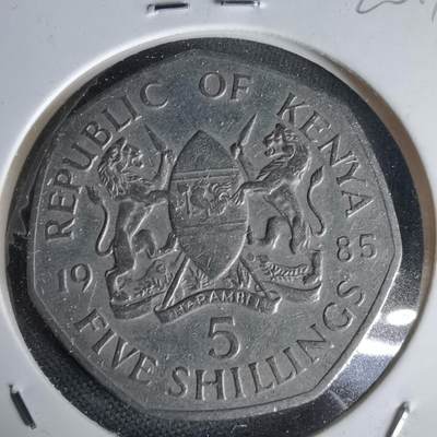 沼泽如烟--第1020场 - 肯尼亚1985年5先令