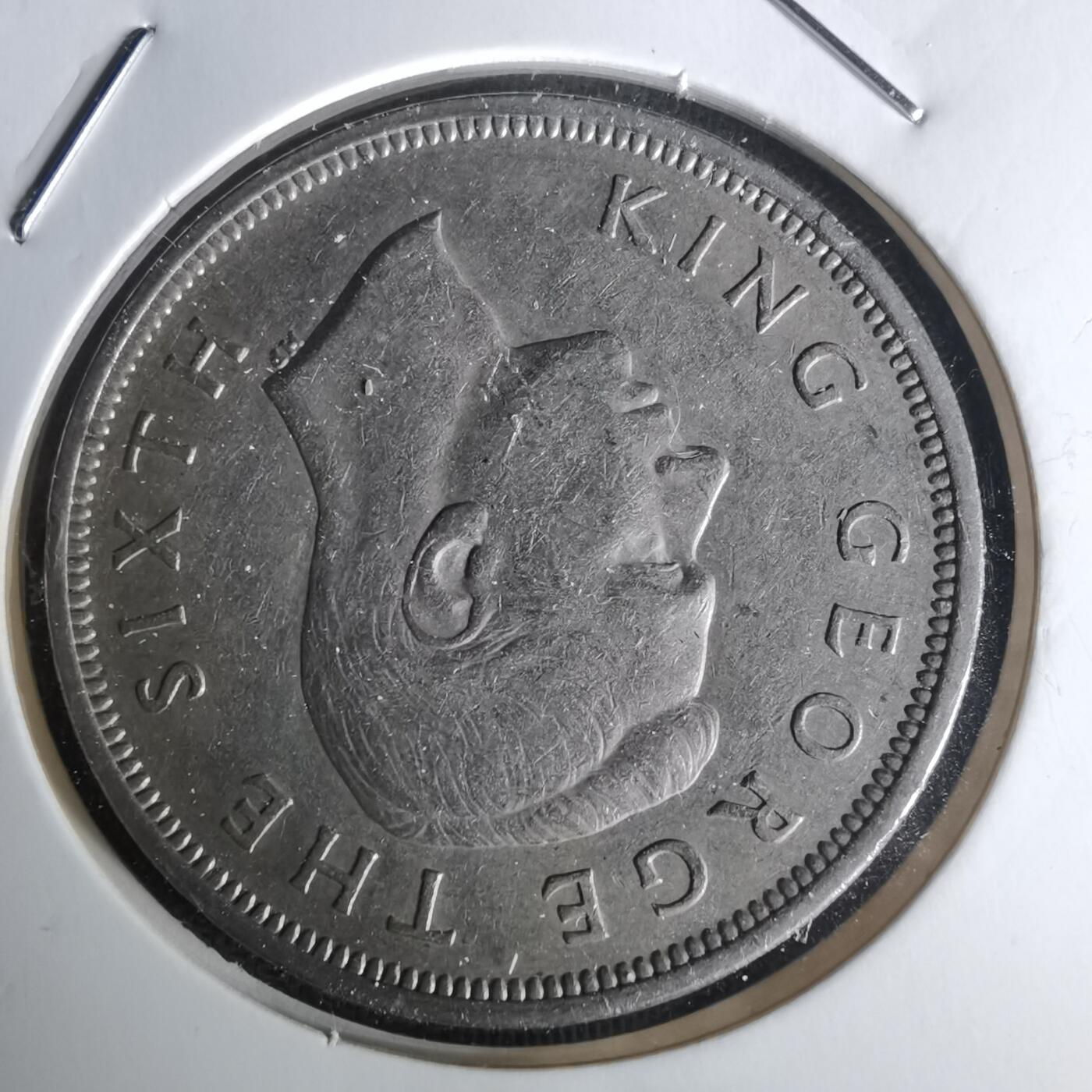 沼泽如烟--第1020场 新西兰1950年半克朗