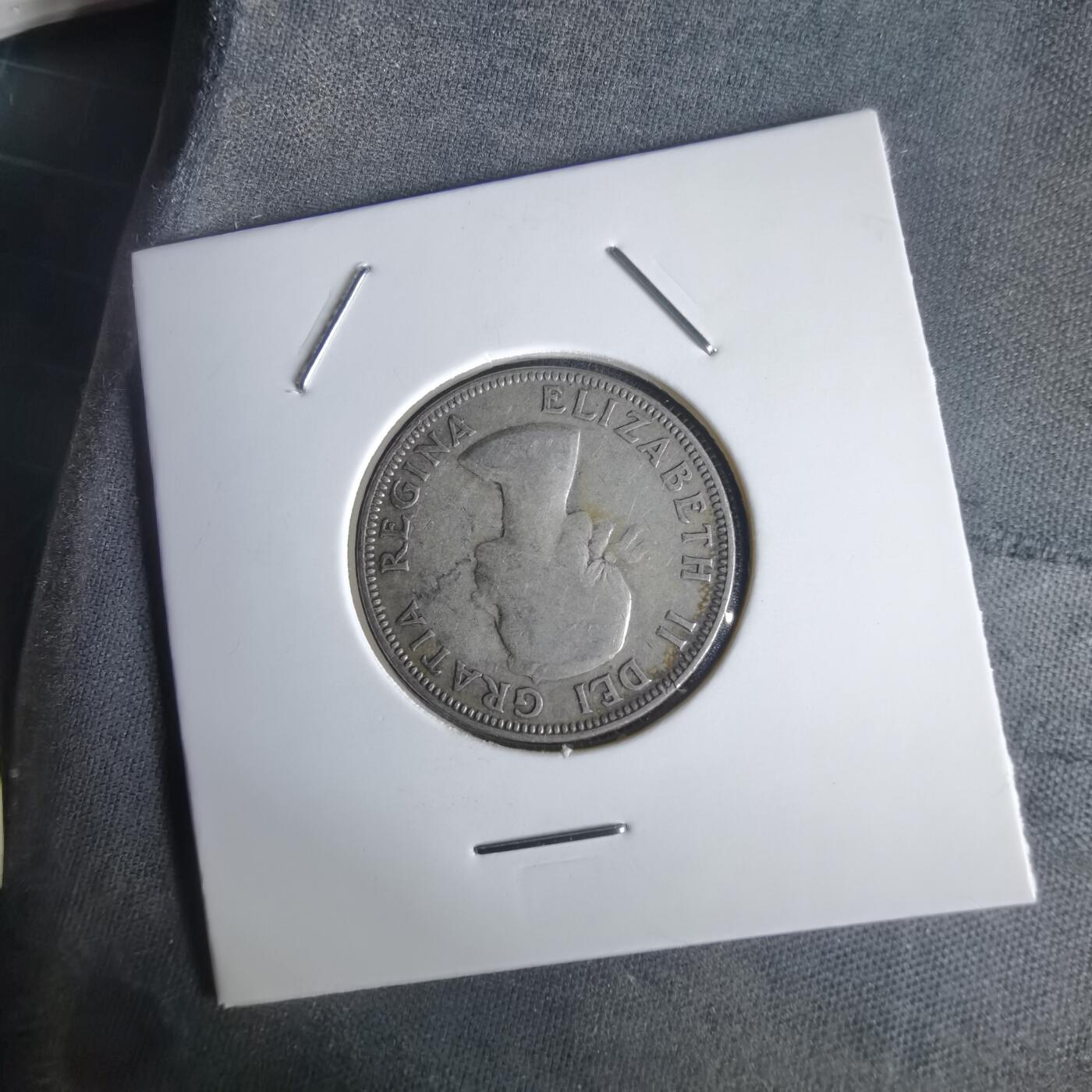 沼泽如烟--第1022场 加拿大1953年25分银币伊二首年