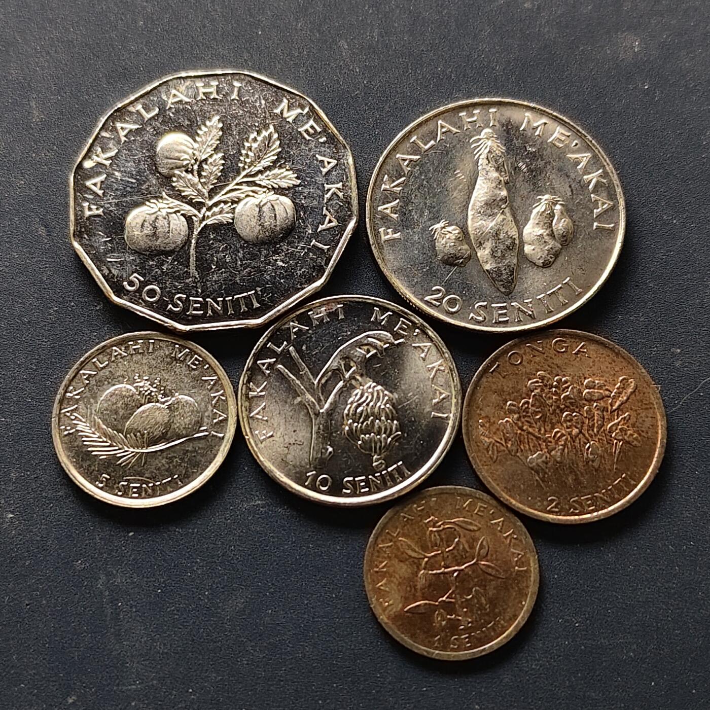 【全场包邮】纯粹捡漏拍512场 汤加1996-2002年6枚FAO套币