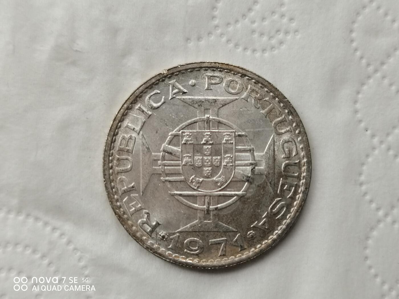 外国银币 1971年澳门伍圆银币（10克）