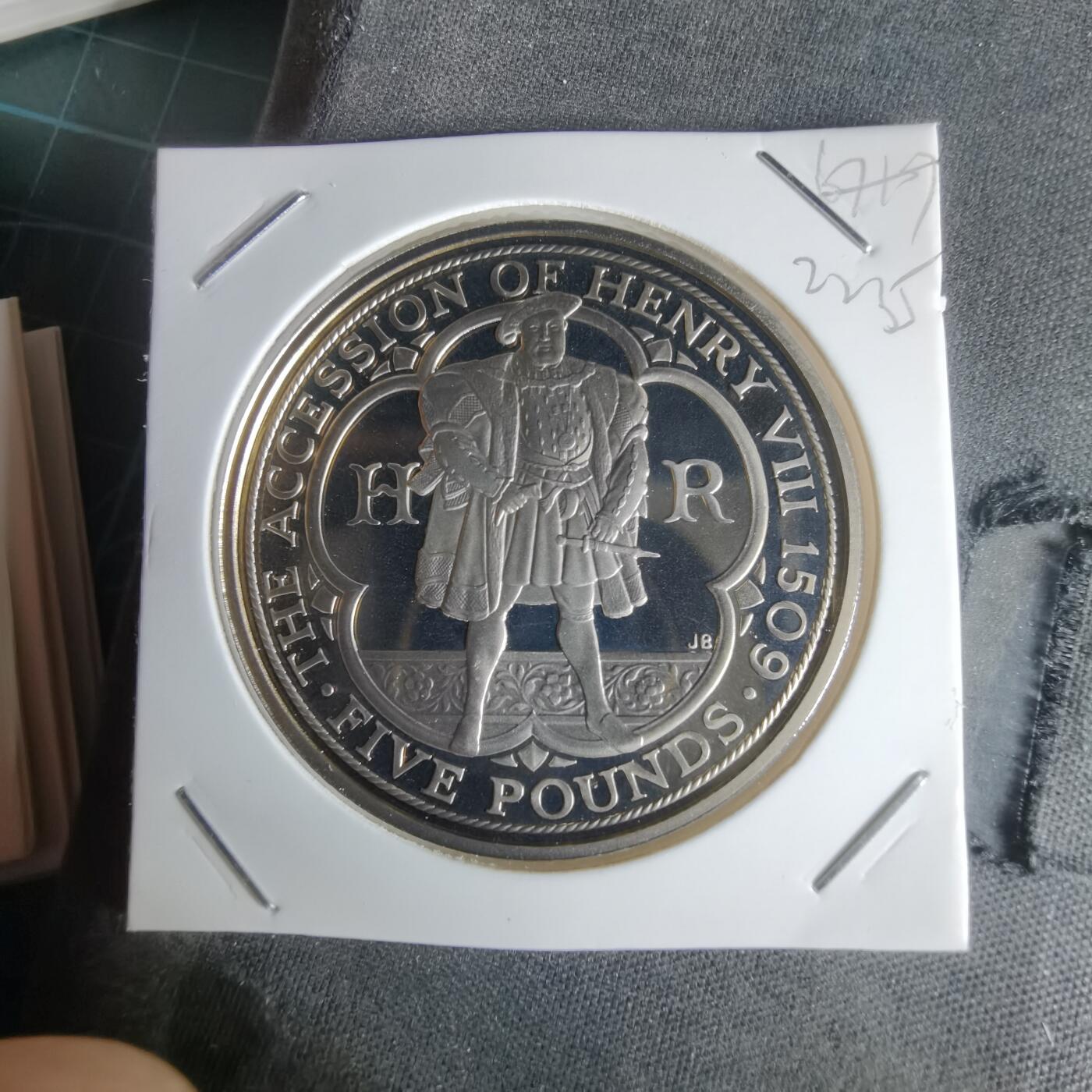 沼泽如烟--第1022场 英国2009年5磅精制币纪念币