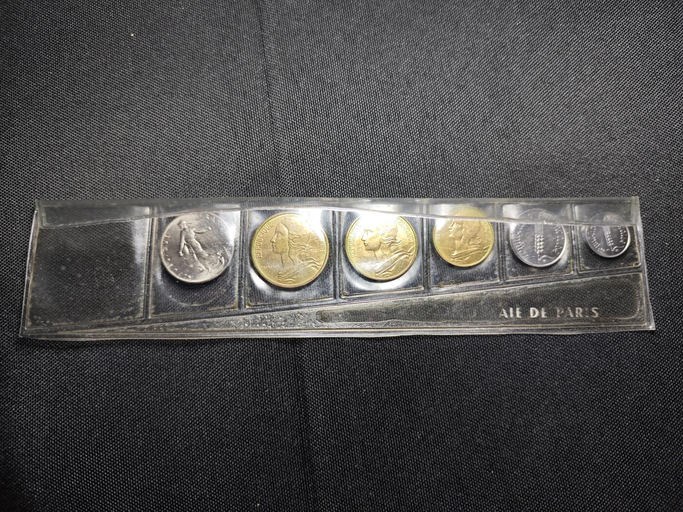 KK钱币收藏小铺   套币专场 2月预留时间 周末发货 法国套币 含少见50生丁 