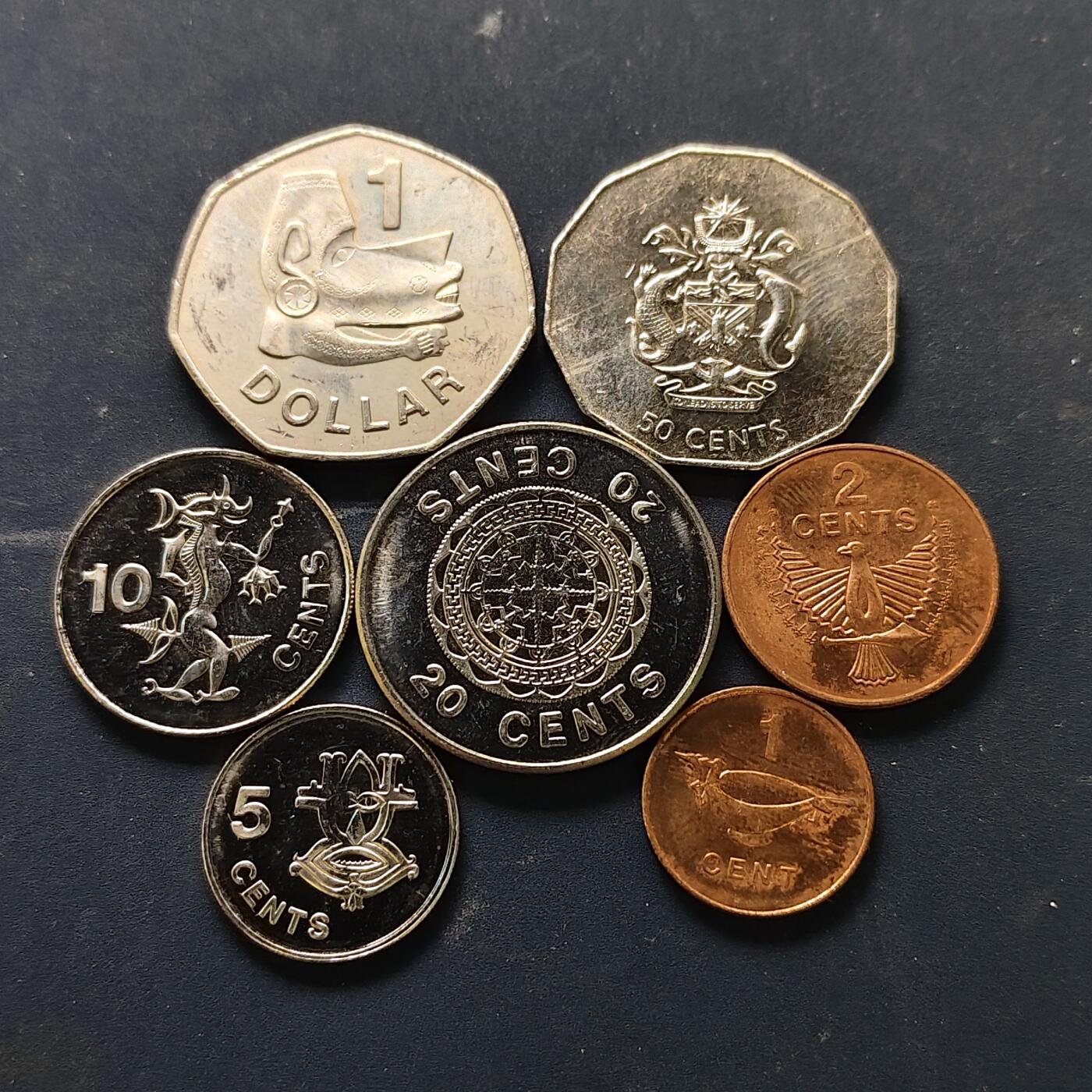 【全场包邮】纯粹捡漏拍512场 所罗门群岛2005年清年份7枚套币