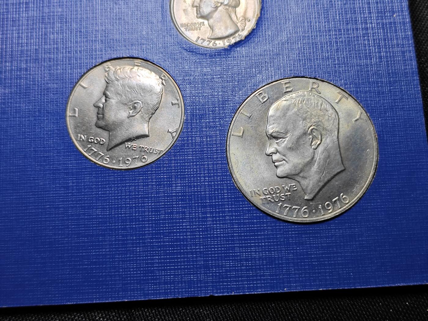 KK钱币收藏小铺   套币专场 2月预留时间 周末发货  美国建国200周年纪念套币