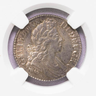 NGC-MS64 1700英国威廉三世先令银币 - NGC-MS64 1700英国威廉三世先令银币