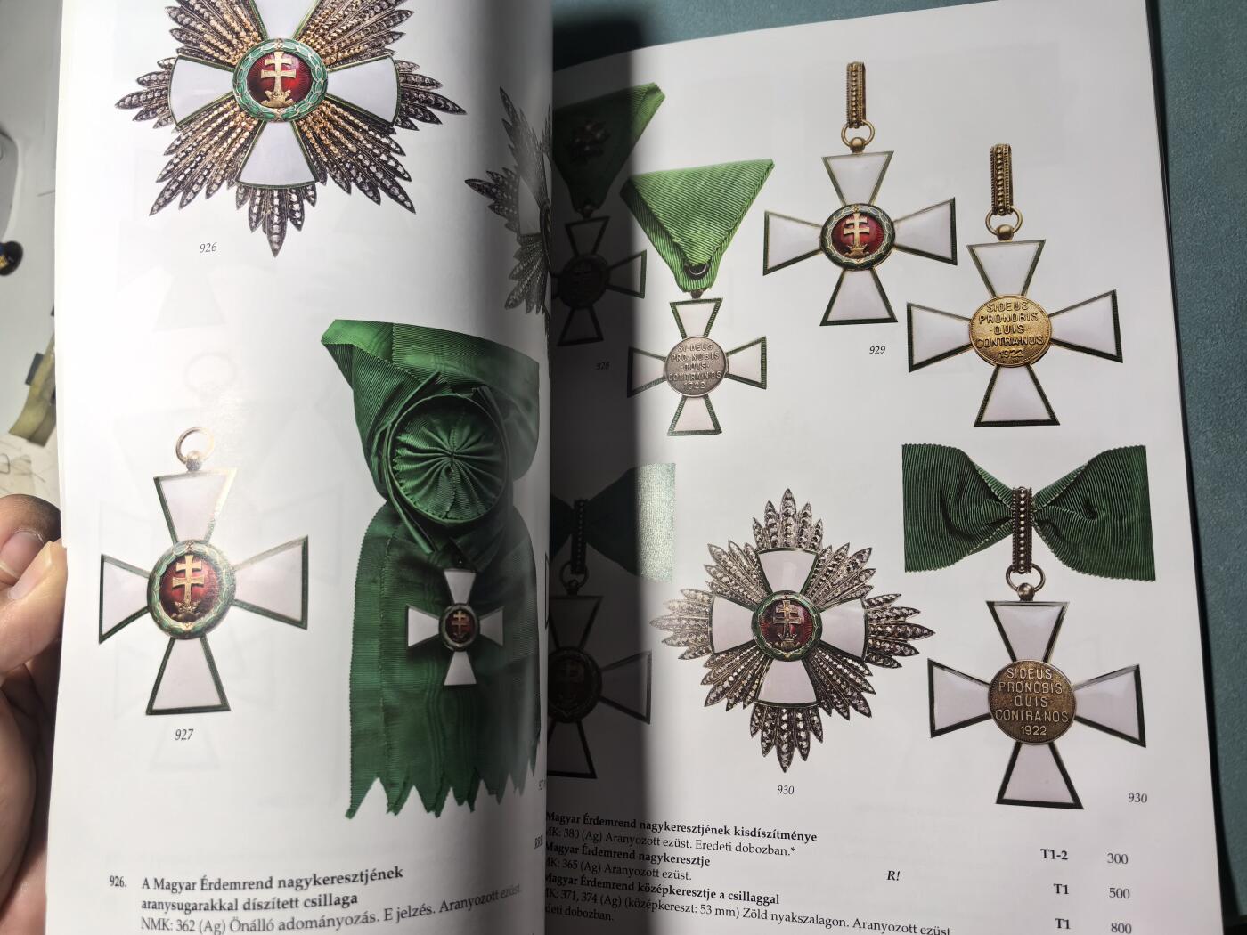 盛世勋华——号角文化勋章邮票专场拍卖第309期 匈牙利Pannonia拍卖行2017年44次拍卖会图录 大量匈牙利勋章图片