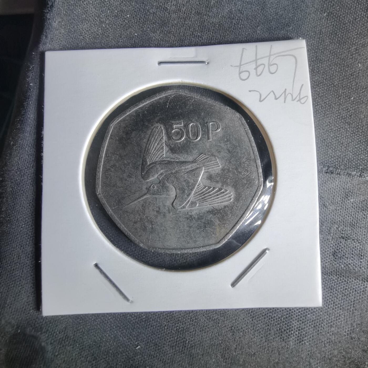 沼泽如烟--第1022场 爱尔兰1998年50便士