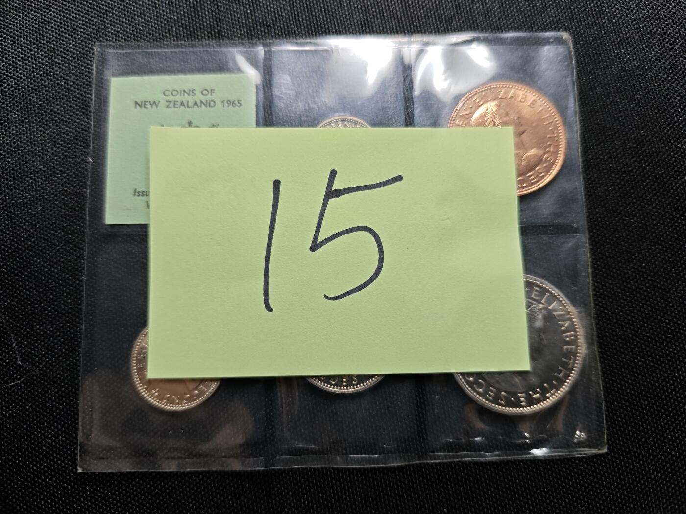 KK钱币收藏小铺   套币专场 2月预留时间 周末发货  1965新西兰大小面值一组 好品