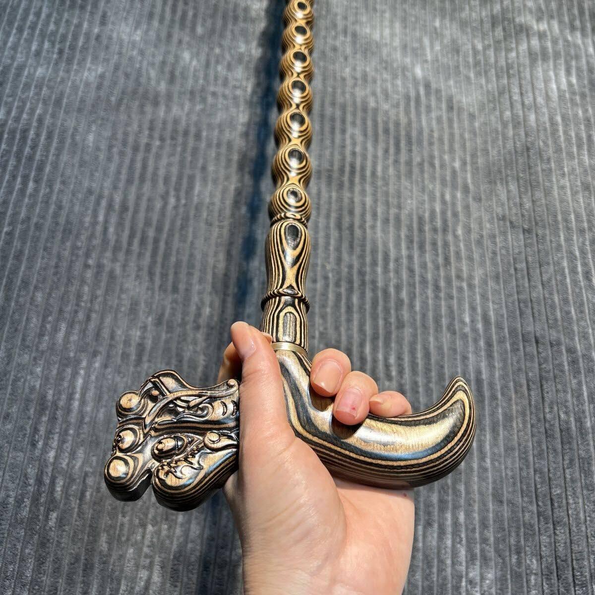 非洲斑马木龙头拐杖