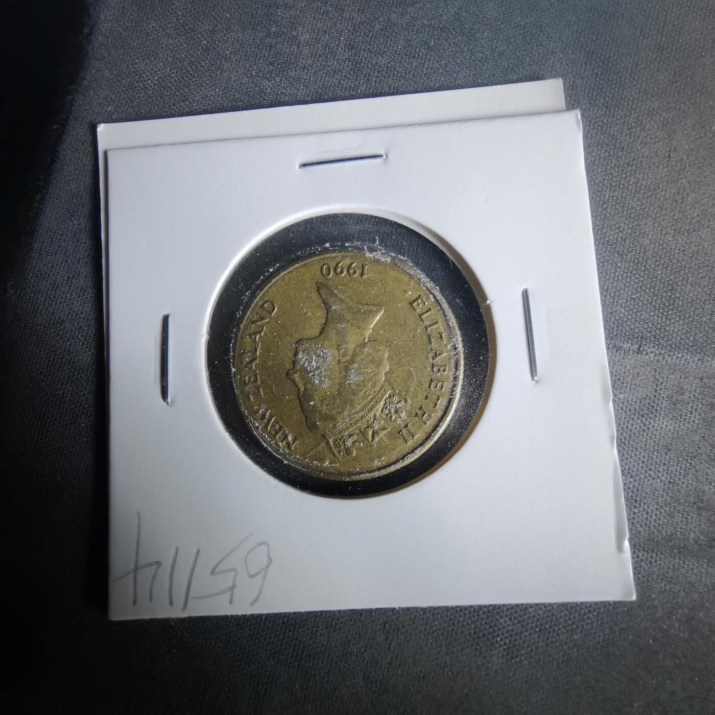 沼泽如烟--第1021场 新西兰1990年一元