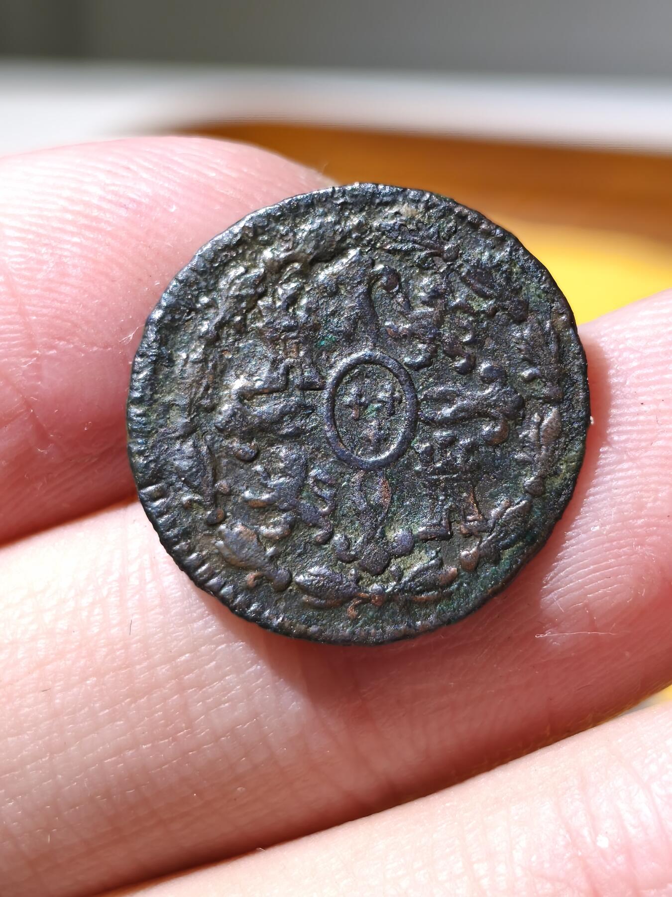 星盘世界钱币拍卖 近代 - 西班牙 卡洛斯 II波旁王朝 2马拉谁迪斯面值铜币 1776年(1716-1788) 2.24g