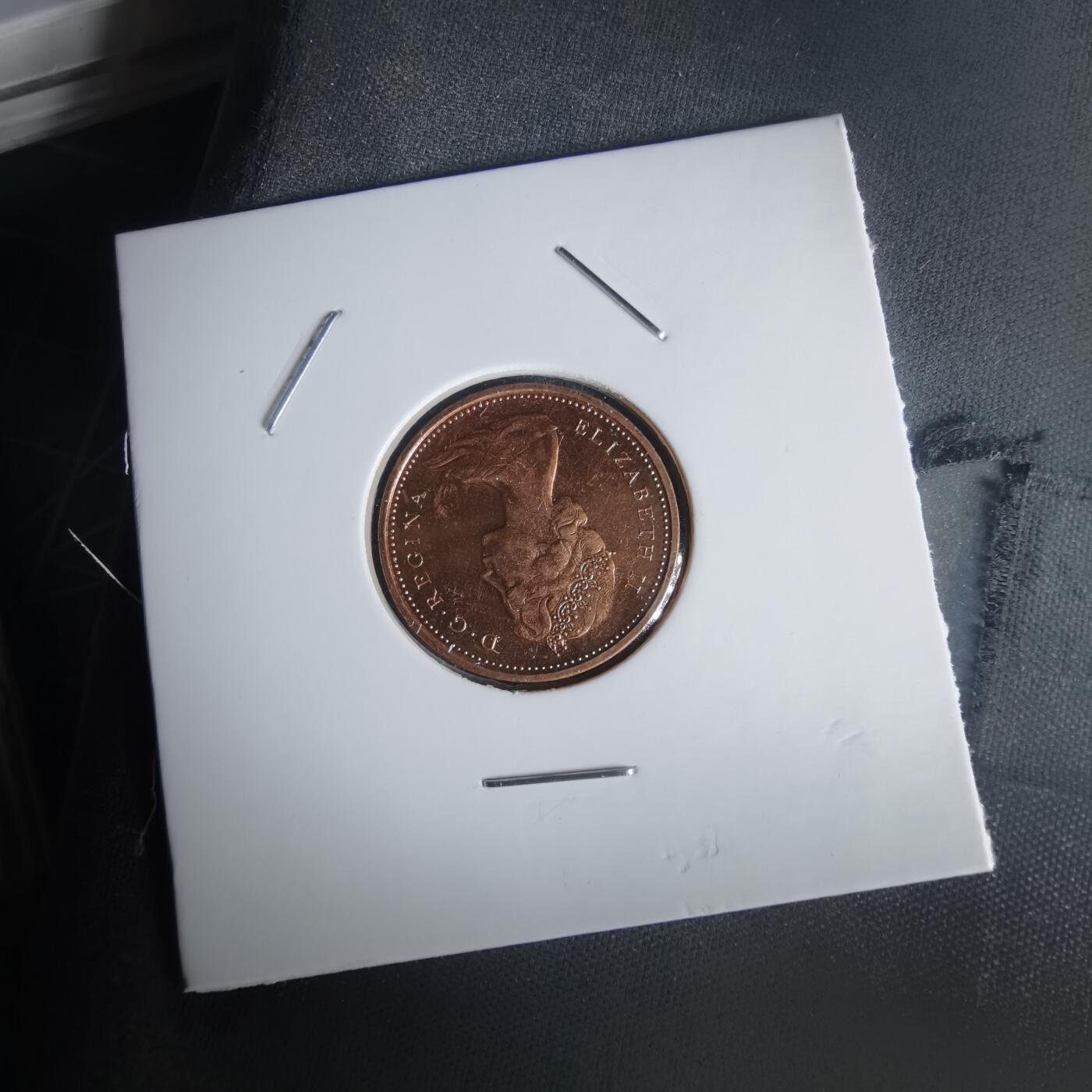 沼泽如烟--第1022场 加拿大1968年一分精制币