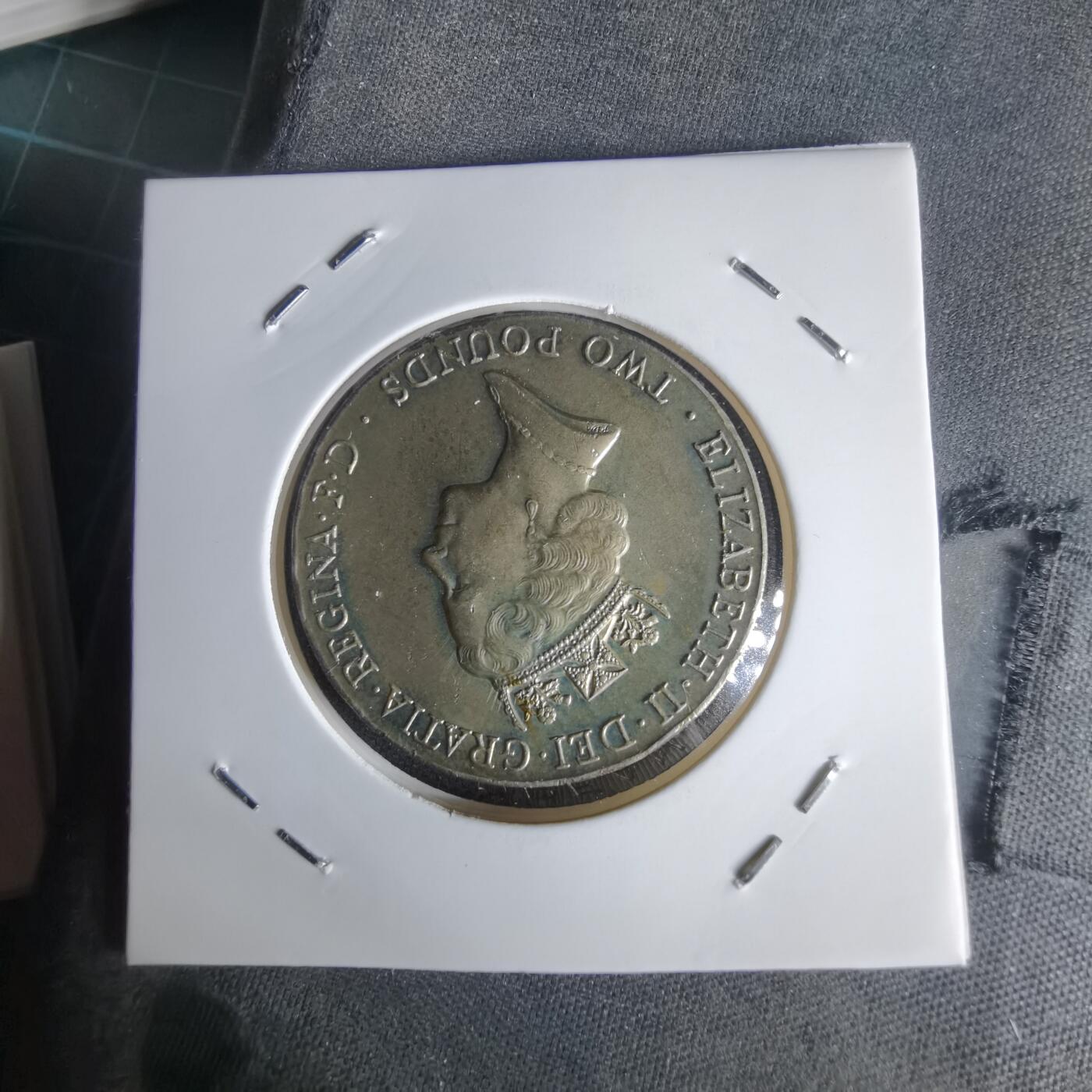 沼泽如烟--第1022场 英国1996年2磅纪念币