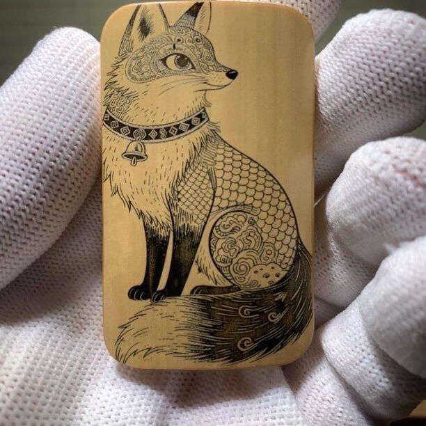 听雨轩（77）留青墨刻竹牌专场