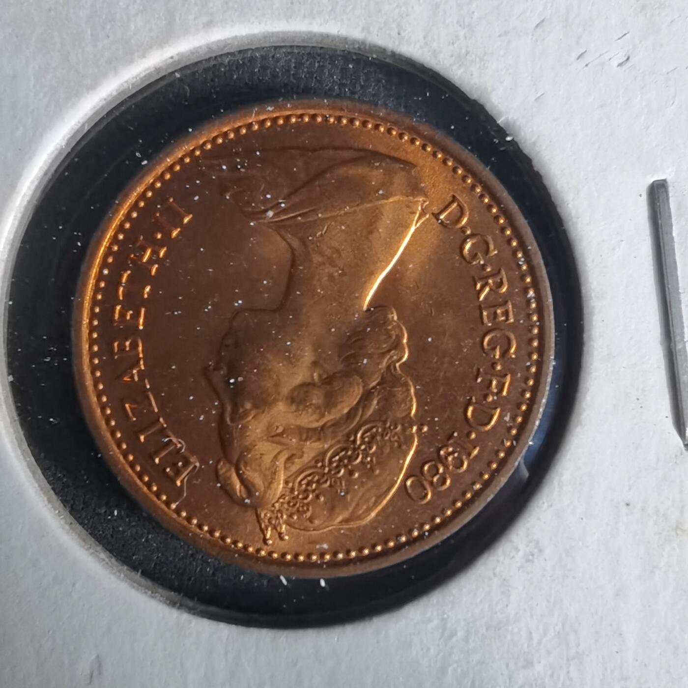 沼泽如烟--第1021场 英国1980年半便士