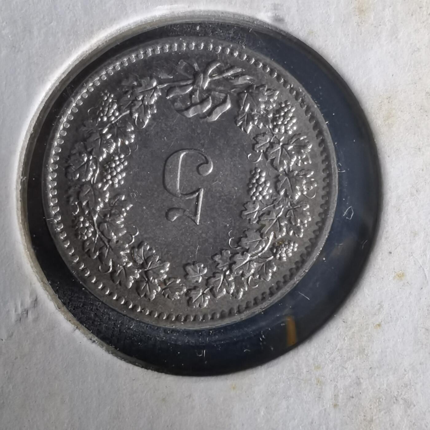 沼泽如烟--第1021场 瑞士1975年五分