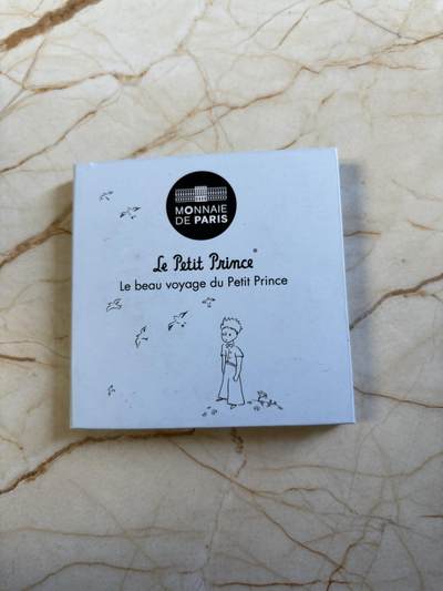 第193期拍卖 - 法国2016年小王子美丽之旅小王子和小鸟50欧银币，900银，发行50000枚