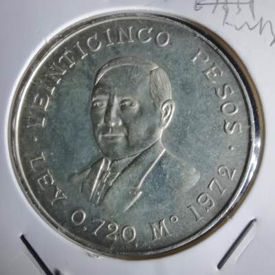 沼泽如烟--第1022场 - 墨西哥1972年25比索银币