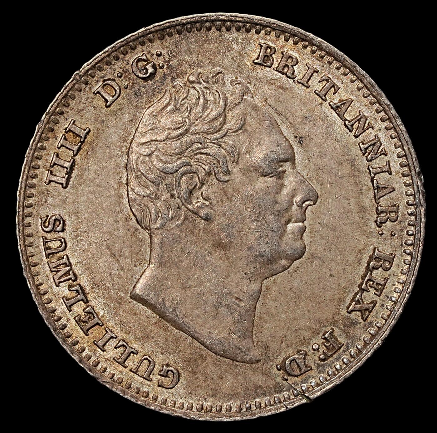 修遠堂世界钱币第107期 1836年英国4便士银币，未流通品，可惜背面有人为划痕